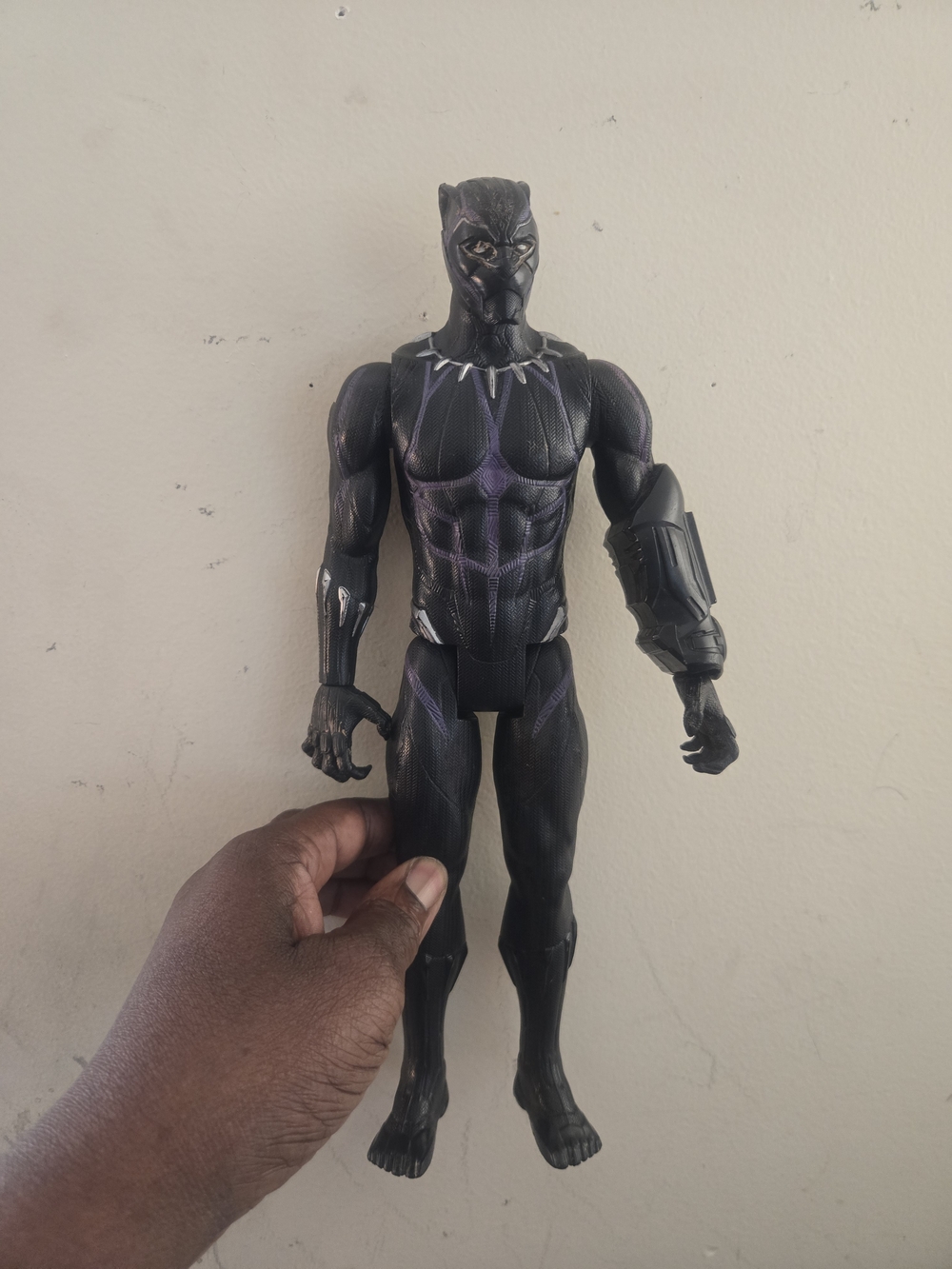 Marvel Black Panther Black & Purple Action Figure